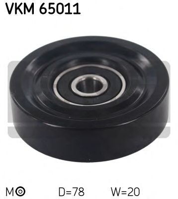 VKM 65011 SKF Ролик модуля натягувача ременя1